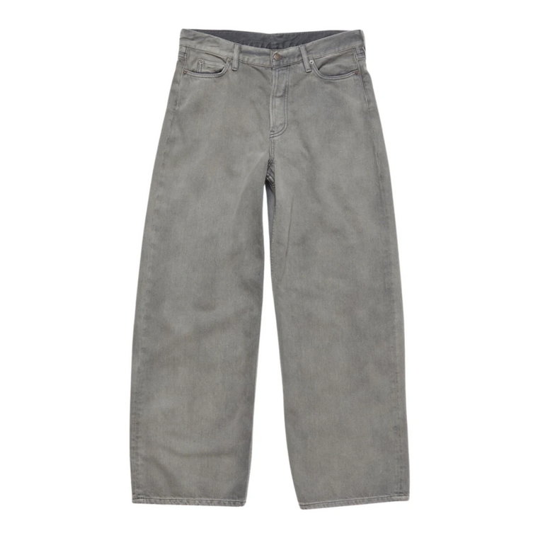 Baggy Antracite Denim Saxon Jeans Acne Studios