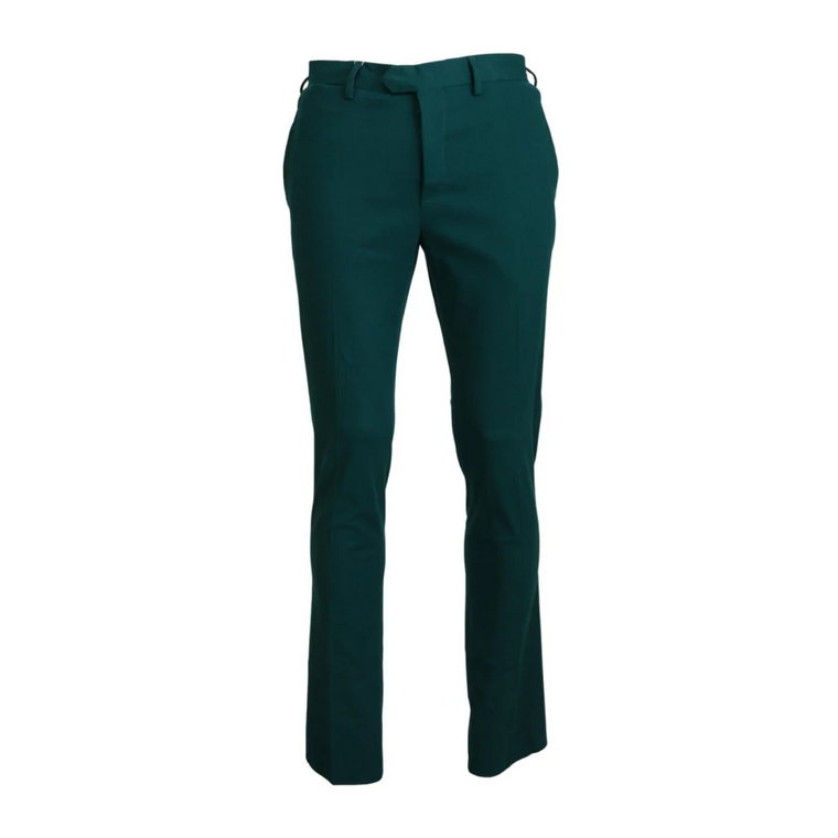 Zielone Spodnie Formalne Bencivenga