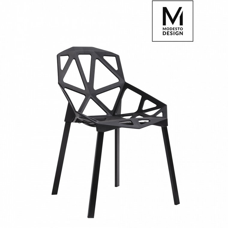 Krzesło Split Mat Modesto Design czarne kod: C1023.BLACK