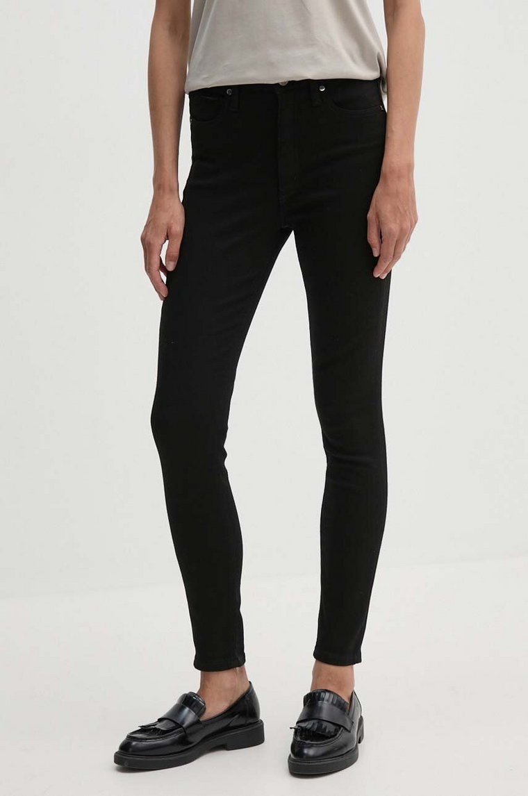 Calvin Klein jeansy damskie kolor czarny K20K207302