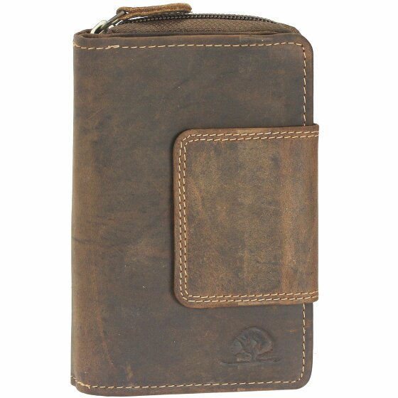 Greenburry Vintage Wallet XI Leather 10 cm brown