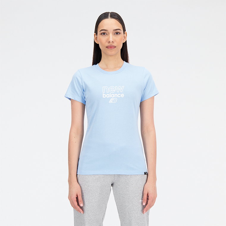 Koszulka damska New Balance WT33507BLZ  niebieska