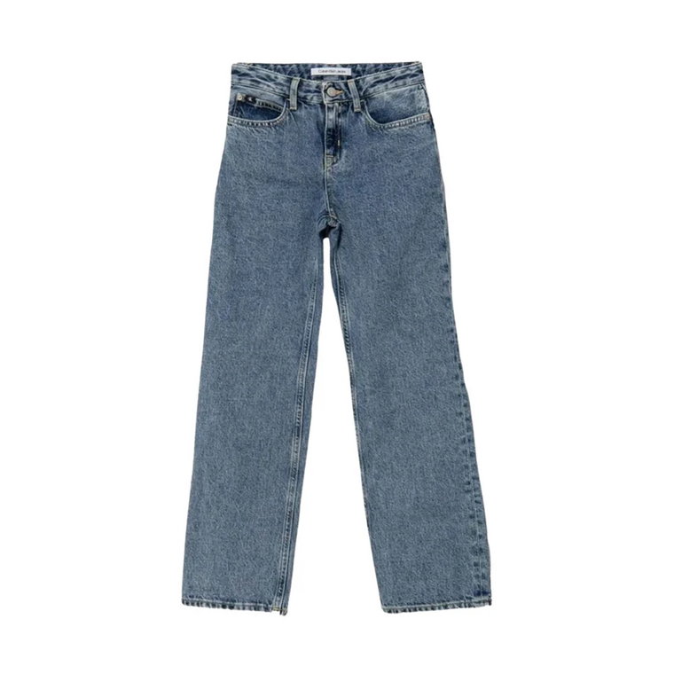 Wysoko taliowane dzwony dżinsowe Calvin Klein Jeans