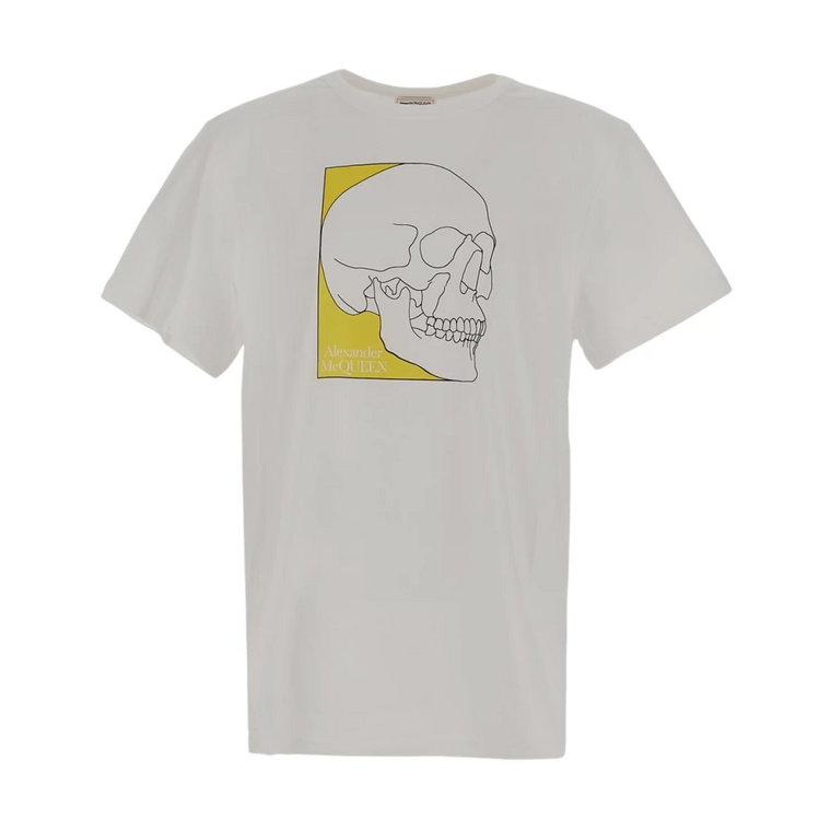 Koszulka z nadrukiem czaszki Alexander McQueen