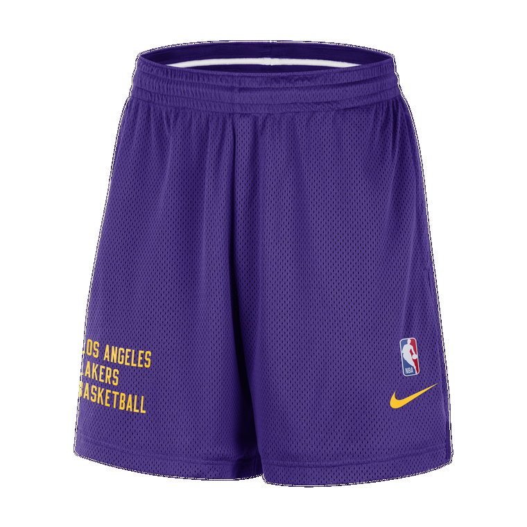 Spodenki męskie z siateczki Nike NBA Los Angeles Lakers - Fiolet
