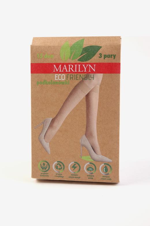 Cienkie podkolanówki damskie 15 den Eco Marilyn