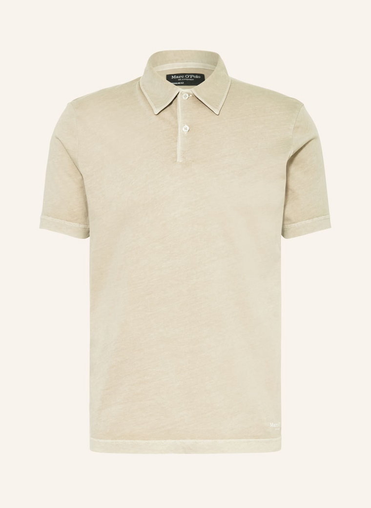 Marc O'polo Koszulka Polo Z Dżerseju Regular Fit beige