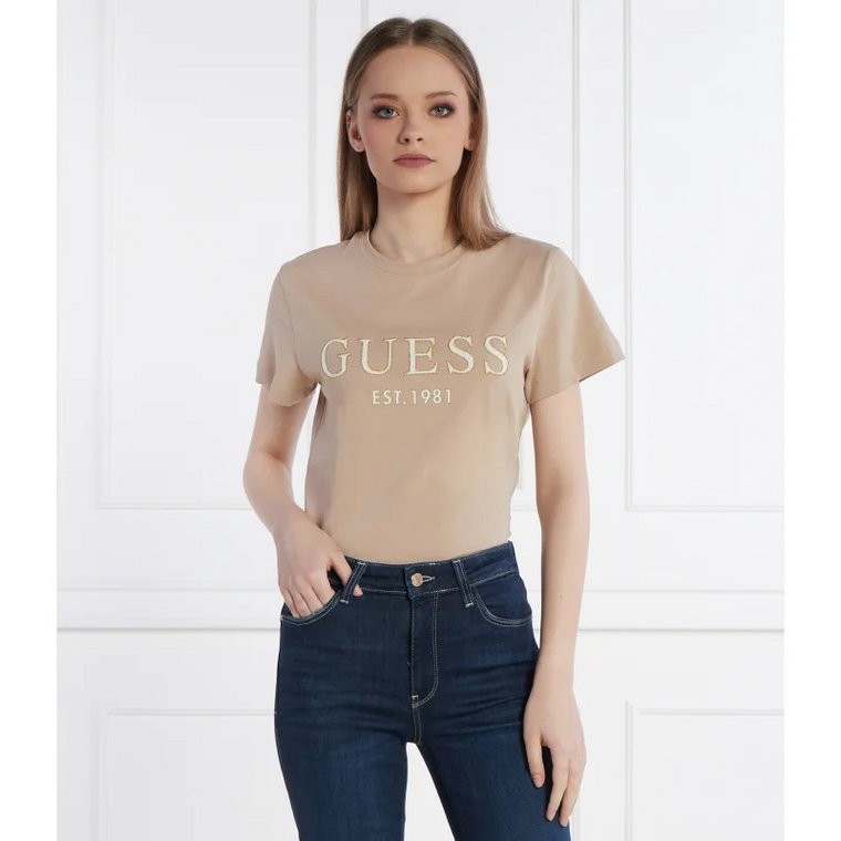GUESS ACTIVE T-shirt NYRA SS | Longline Fit