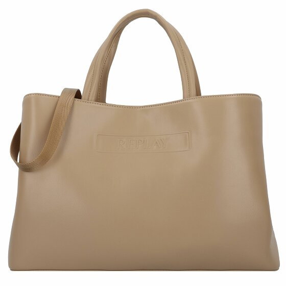 Replay Torba 39 cm dirty pale beige