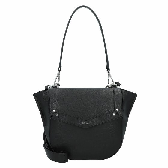 Boss Ivy Torba na ramię Skórzany 23 cm black