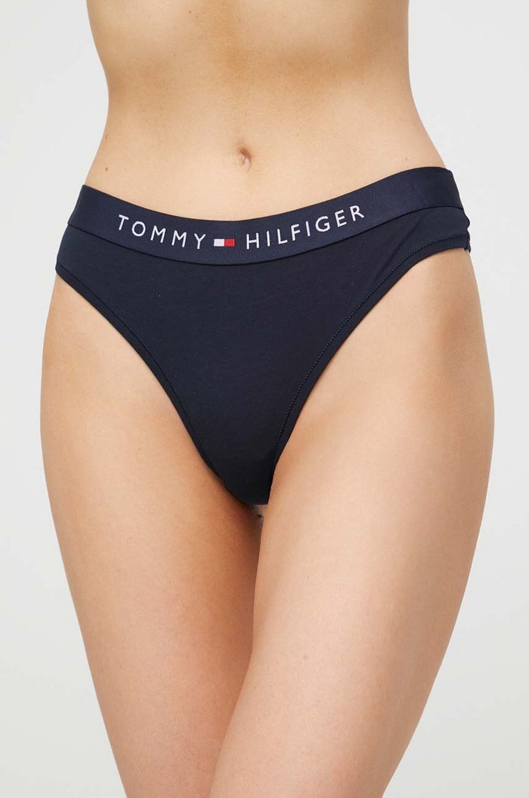 Tommy Hilfiger stringi kolor granatowy