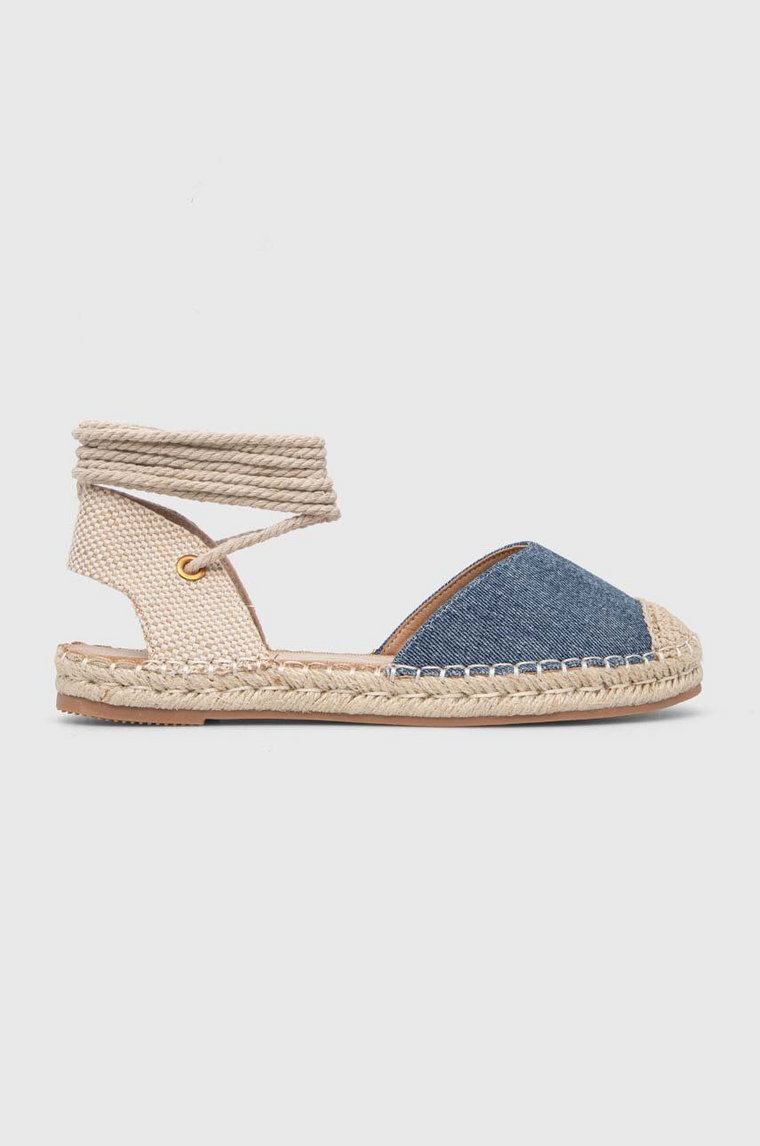 Answear Lab espadryle kolor niebieski