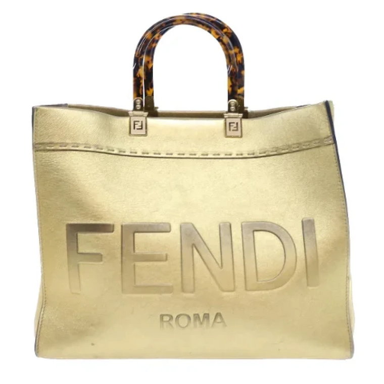 Pre-owned Leather handbags Fendi Vintage