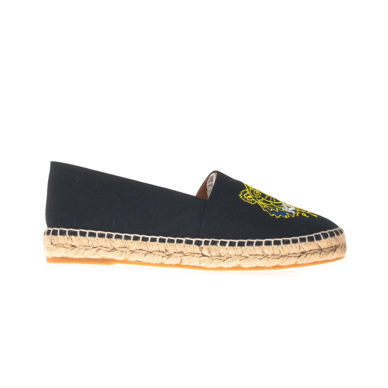 Klasyczne Espadryle Tiger w Czarnym Kenzo