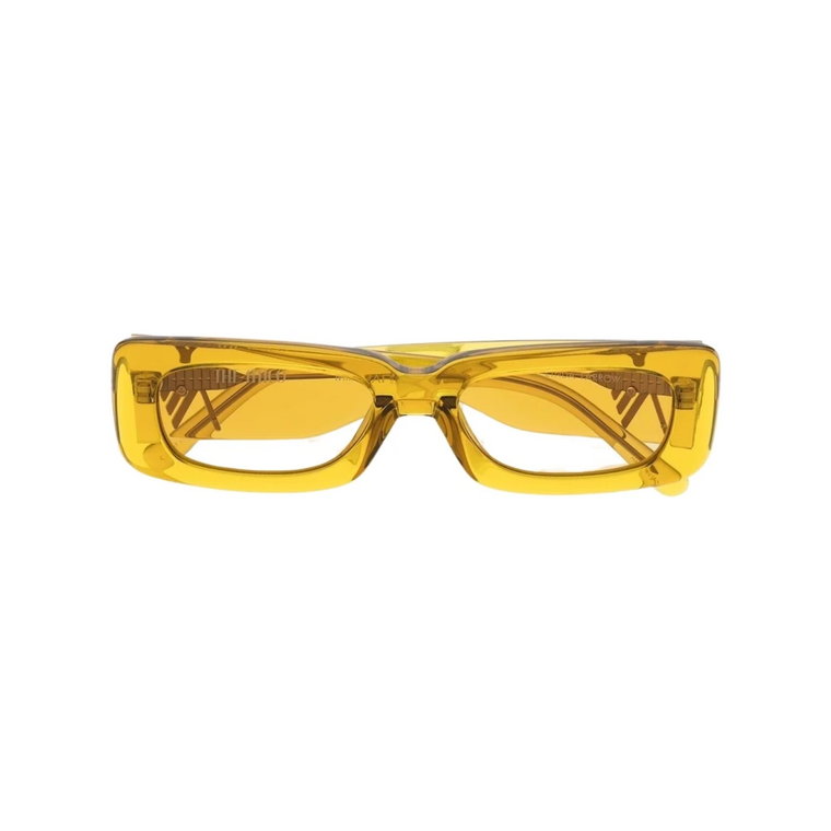 Sungles Żółte Okulary Przeciwsłoneczne The Attico