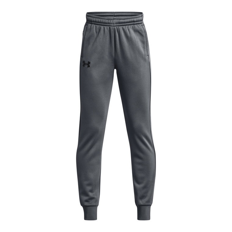 Chłopięce spodnie treningowe UNDER ARMOUR UA Armour Fleece Joggers - szare