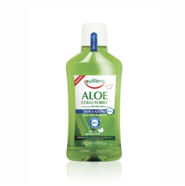 Equilibra Aloe Triple Action Mouthwash płyn do płukania jamy ustnej 500ml