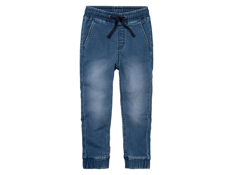 lupilu Jeansy chłopięce, sweat denim (110/116, Niebieski)