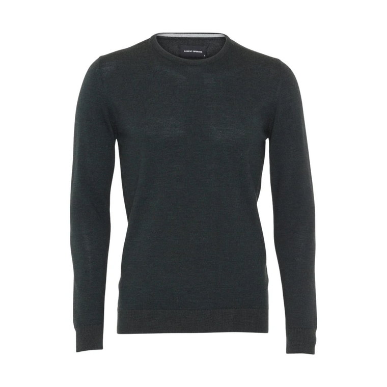 Round-neck Knitwear Clean Cut