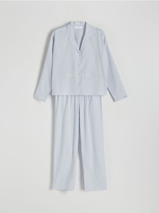 Reserved - Dwuczęściowa piżama - jasnoniebieski