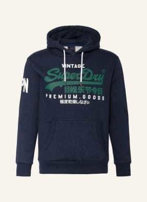 Superdry Bluza Z Kapturem blau