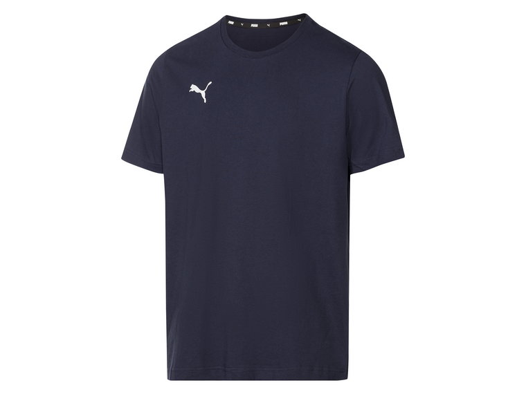 Puma T-Shirt TeamGoal 23 Casual, z czystej bawełny (XL, Niebieski)