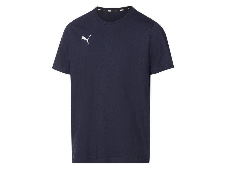 Puma T-Shirt TeamGoal 23 Casual, z czystej bawełny (M, Niebieski)