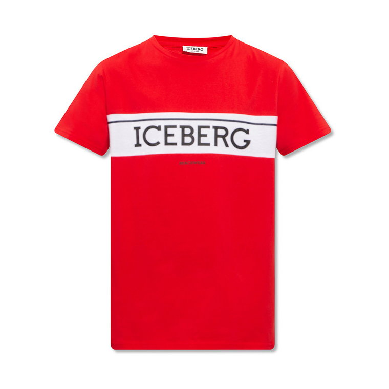 T-shirt z logo Iceberg