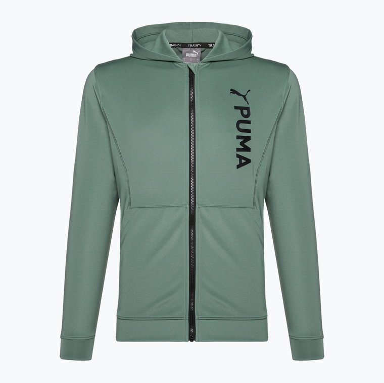 Bluza męska PUMA Fit Double Knit FZ Hoodie eucalyptus | WYSYŁKA W 24H | 30 DNI NA ZWROT