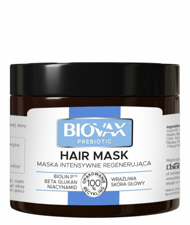 Biovax Prebiotic - maska do włosów intensywnie regenerująca 250ml