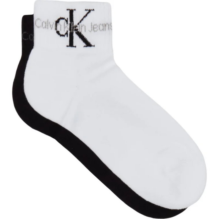 CALVIN KLEIN JEANS Skarpety 2-pack CKJ QUARTER