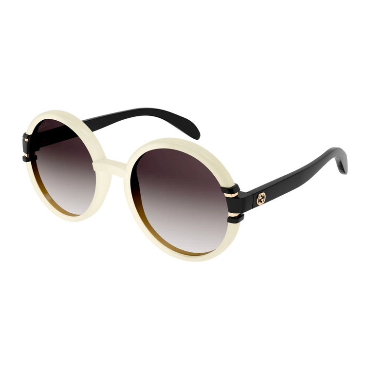 Ivory Black Brown Okulary przeciwsłoneczne Gg1067S 003 Gucci
