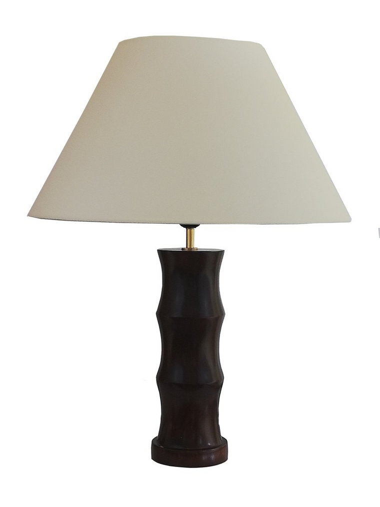 Lampa DREWNIANA nocna stołowa 729D