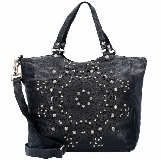 Campomaggi Serenoa Shopper Bag Leather 27 cm nero