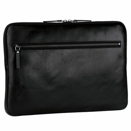 Leonhard Heyden Cambridge Laptop Sleeve Leather 35 cm schwarz
