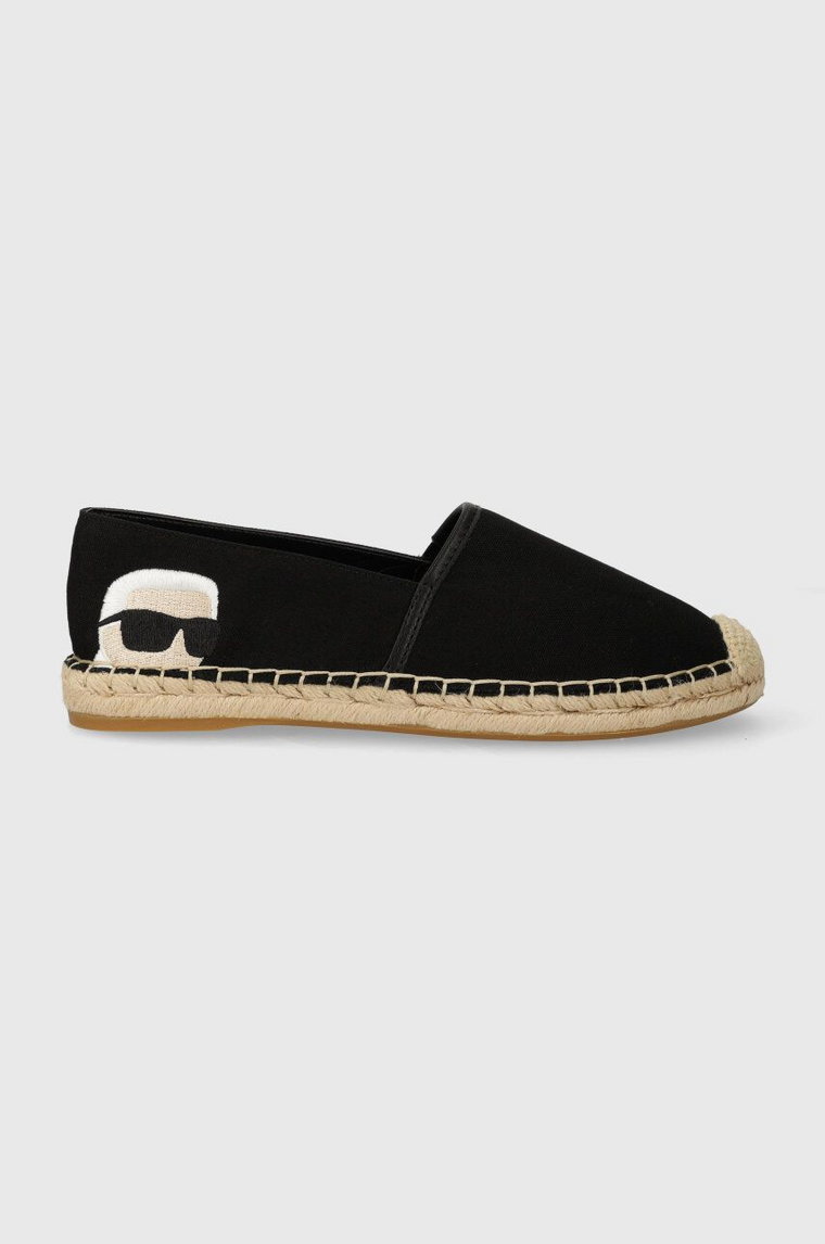 Karl Lagerfeld espadryle KAMINI kolor czarny KL80111N