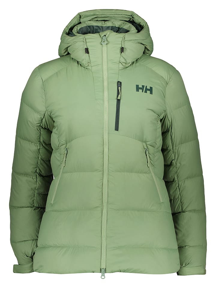 Helly Hansen Kurtka puchowa "Verglas" w kolorze zielonym