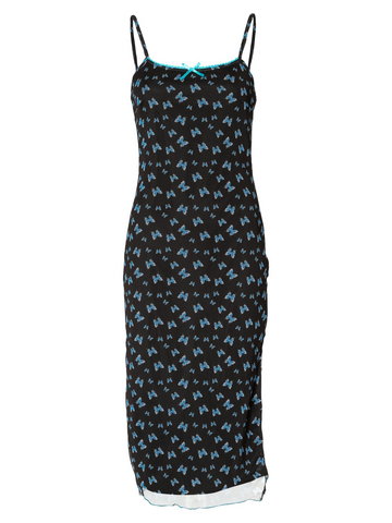 Vintage Supply Sukienka  jasnoniebieski / czarny