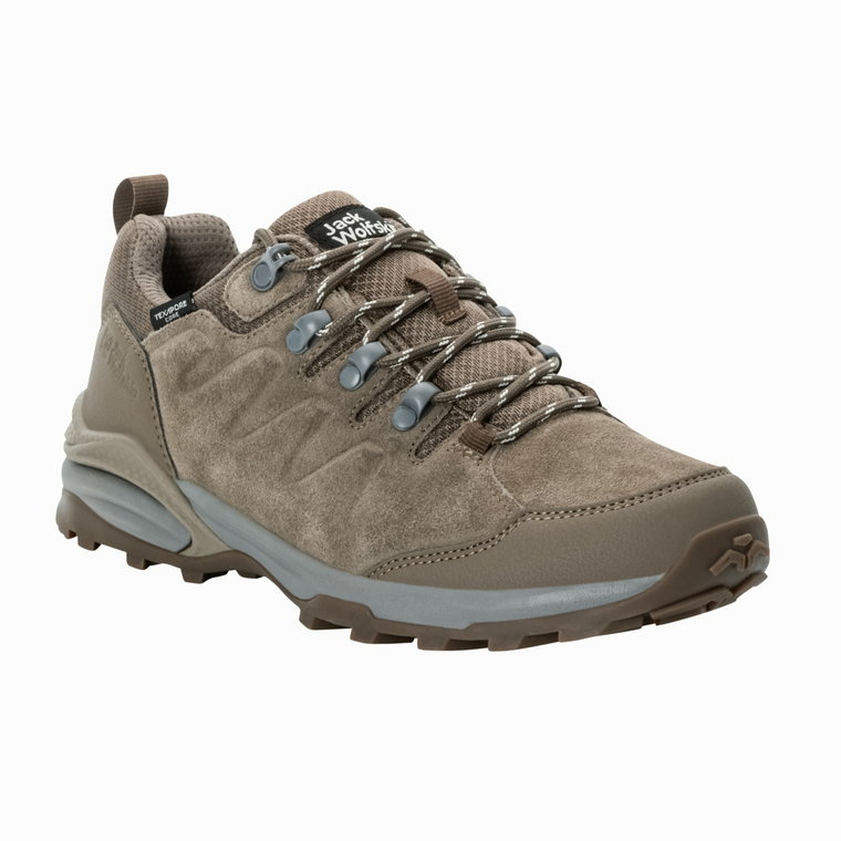 Damskie buty na wędrówki Jack Wolfskin REFUGIO TEXAPORE LOW W chestnut 4610 - 36