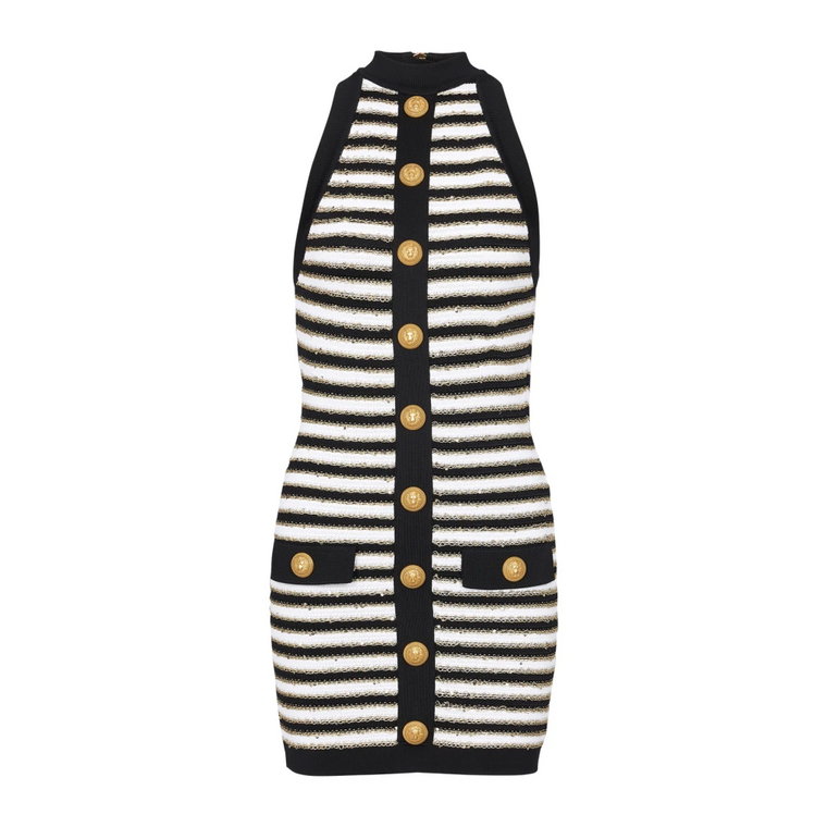 Striped knit dress Balmain