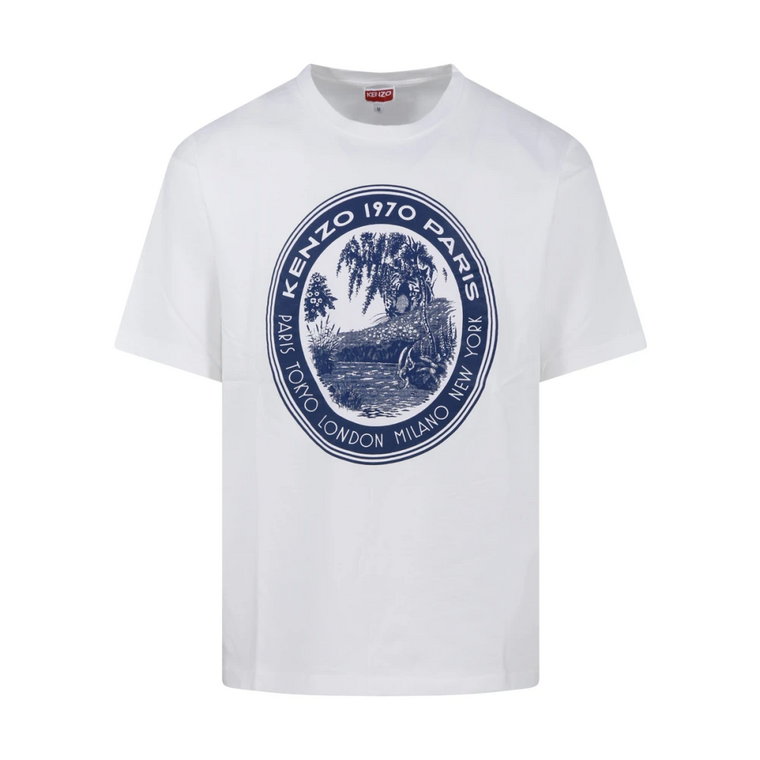 Oversize Tiger Patch T-Shirt Kenzo