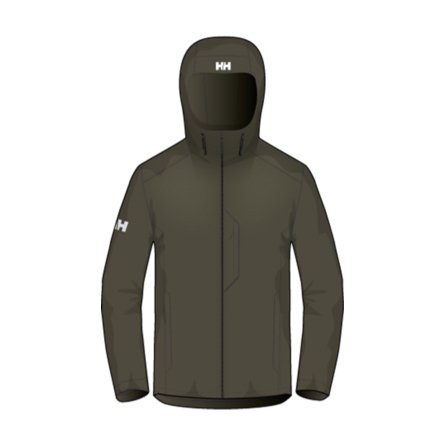 Męska kurtka softshellowa Helly Hansen Paramount Hooded Softshell Jacket Men utility green - S