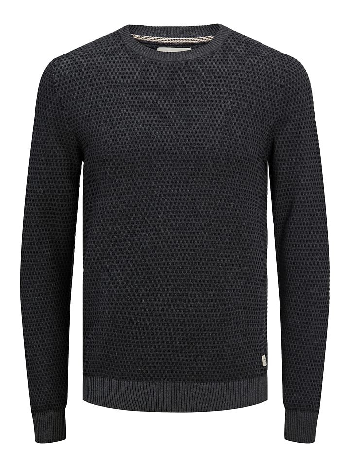 Jack & Jones Sweter "Atlas" w kolorze antracytowym