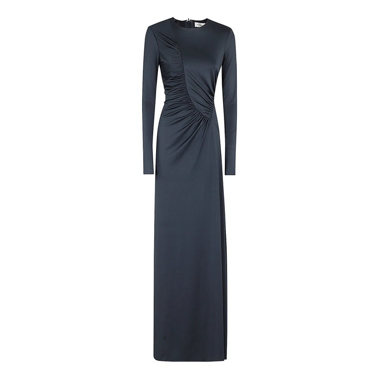 Elegancka Sukienka Wieczorowa z Marszczeniami Victoria Beckham
