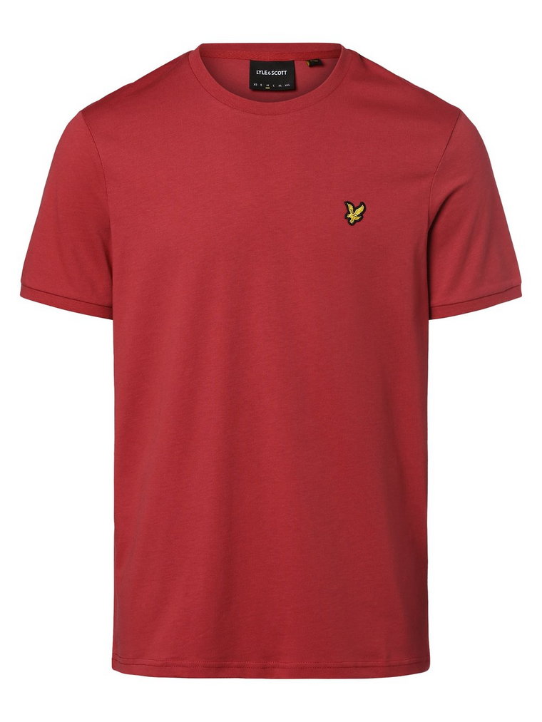 Lyle & Scott - T-shirt męski, czerwony