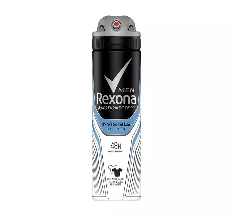 REXONA MEN INVISIBLE ICE FRESH ANTYPERSPIRANT W AEROZOLU DLA MĘŻCZYZN 150ML