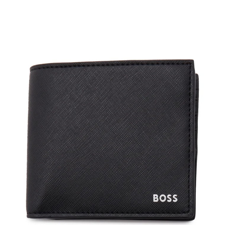 BOSS BLACK Skórzany portfel Zair_8 cc