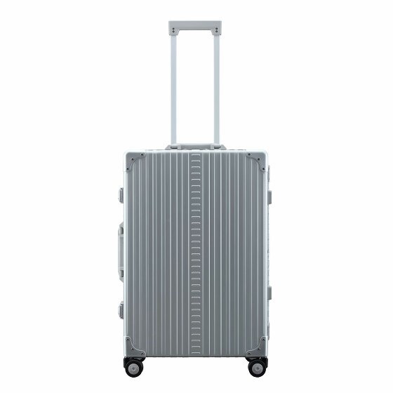 Aleon Wózek podróżny na 4 kółkach 67 cm z torbą na ubrania platinum