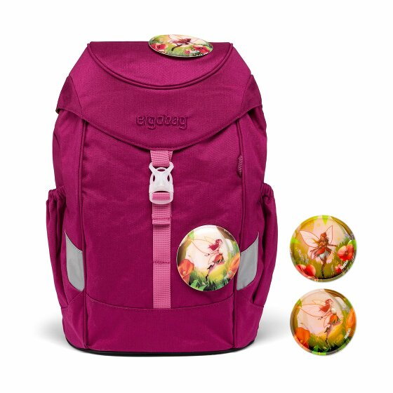 Ergobag Mini plecak dziecięcy 33 cm wraz z zestawem Klettie waldbärwohner
