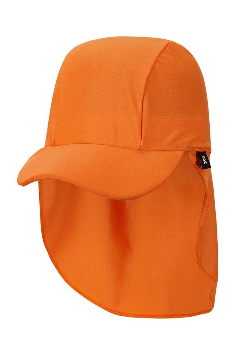 Reima czapka z daszkiem dziecięca Kilpikonna kolor pomarańczowy gładka